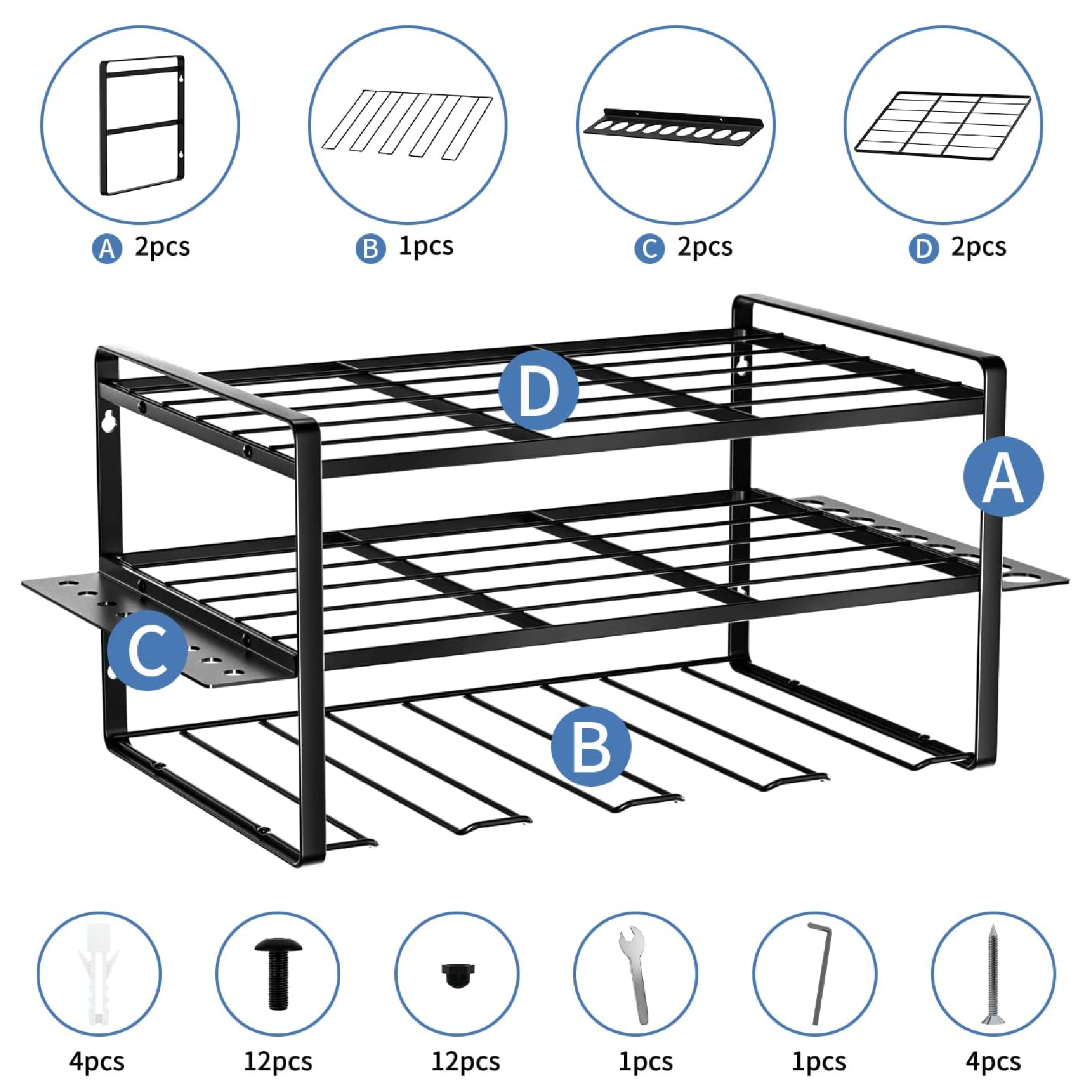 Miniatura 4 de Estante Organizador Herramientas Taladro